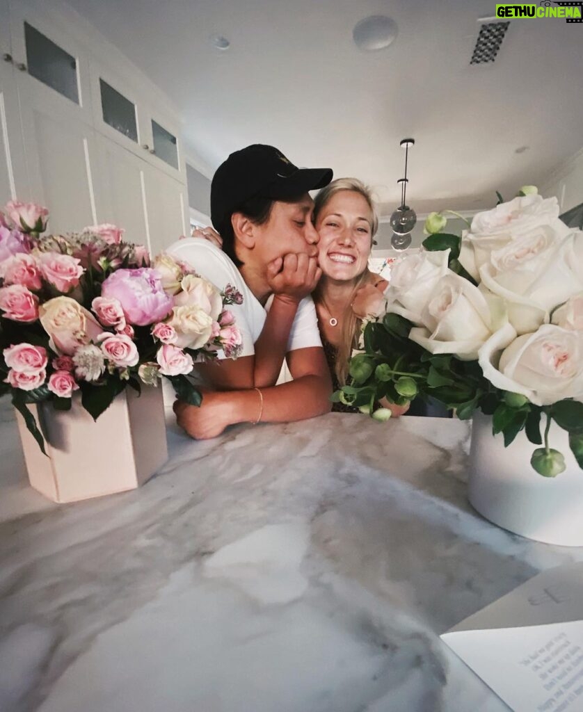 Jon M. Chu Instagram - My 3 year old loves taking pictures and today she begged to take a photo of us on our 2nd Wedding anniversary. This is what she did, posing us and everything. It made me so proud 😭😭😭Thank you to my beautiful wife. Your kindness and calm warms our household with so much love that it’s hard to understand how this all happened. ❤️❤️❤️