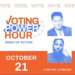 Jon M. Chu Instagram - Mark it in your calendar! Join @johndavidwashington @hiiamsam_i and me for our #votingpowerhour this Wed, 10/21 @ 5PT/8ET on youtube live! We'll hang out, listen to music & text friends and family to make a plan to vote! Sign up at bitly.com/powerhourweds. If you can't make it Wed, link in bio to see the rest of the lineup!