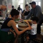 Jon M. Chu Instagram - Behind-the-scene photos of “Crazy Rich Asians” dumplings scene from my personal collection. It was hot as hell in this room but it was the best feeling to be with this cast everyday!
