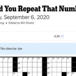 Jon M. Chu Instagram – 76 down. Whoa. I am still in shock. @nytimes #Crossword #2020 is such an emotional rollercoaster!! @davidkwong I feel like a lot of smart people are gonna be stumped today.