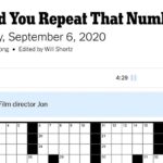 Jon M. Chu Instagram - 76 down. Whoa. I am still in shock. @nytimes #Crossword #2020 is such an emotional rollercoaster!! @davidkwong I feel like a lot of smart people are gonna be stumped today.