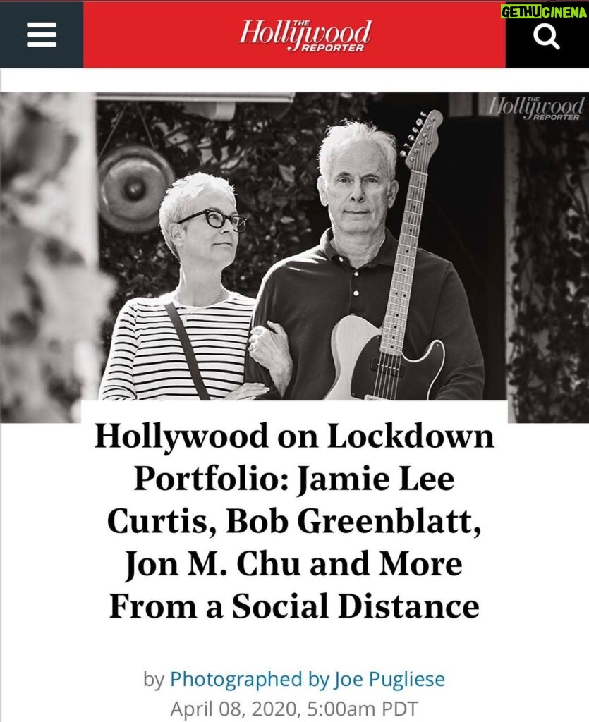 Jon M. Chu Instagram - From the @hollywoodreporter this morning... Alone together. Hollywood industry in lockdown. Photographer @joepug stood 30 feet away from the house with no crew. It was surreal.