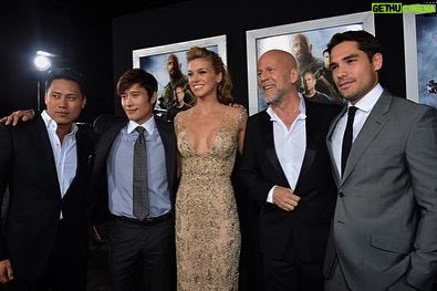 Jon M. Chu Instagram - Throwback to the Premiere of GI Joe:Retaliation.... such fun memories of making my first action movie. Love these legends!!