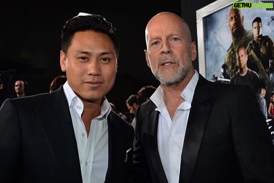 Jon M. Chu Instagram - Throwback to the Premiere of GI Joe:Retaliation.... such fun memories of making my first action movie. Love these legends!!