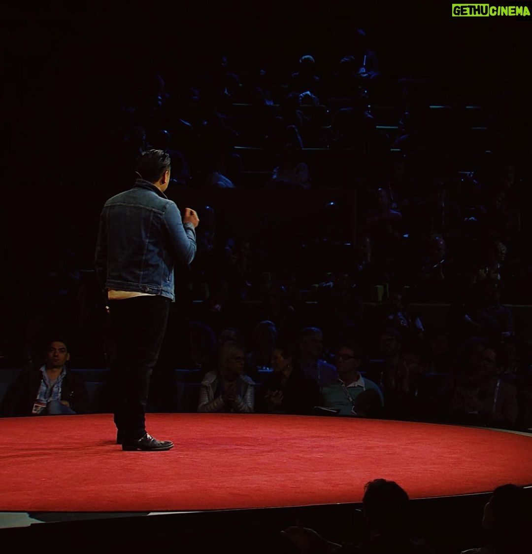 Jon M. Chu Instagram - Thanks for coming to my TEDtalk. No, really, it actually happened. And you can watch it right now! This is the story of my collision with something bigger than myself. LINK IN BIO
