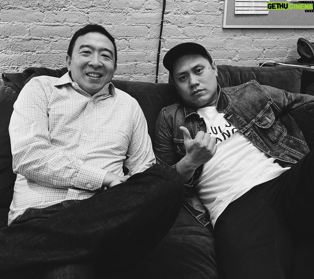 Jon M. Chu Instagram - #YangGang #WangGang also we like to point to each other.