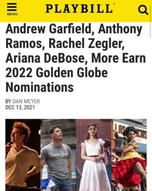 Jon M. Chu Instagram - Congrats to @anthonyramosofficial on your Best Actor Golden Globe nomination today!! So well deserved. Your dedication to this story, to your craft and to us all made this whole journey worth it. Here’s to celebrating you my brother and the many things you still have in store for us. 🙏🏼🙏🏼🙏🏼❤️👊🏼#InTheHeightsMovie