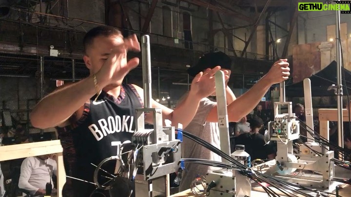 Jon M. Chu Instagram - The mannequin heads in the salon were NOT CG they were physically built and puppeteer’d. started with professional puppeteers then it became clear that they needed to be dancers to stay with the beat of the music so we got these two do it it :) apparently @tmoneymiceli and @iamemiliodosal had the unique combination of not just dancers but also gamers. Here’s a behind the scenes look at how crazy it looked. Also this was very complicated/expensive to make and I was only 50% sure this would ever make it into the movie because it was so absurd. But it worked! 😅 and these two may have found their calling. #InTheHeightsMovie You can Get the movie on iTunes right now with more BTS footage.