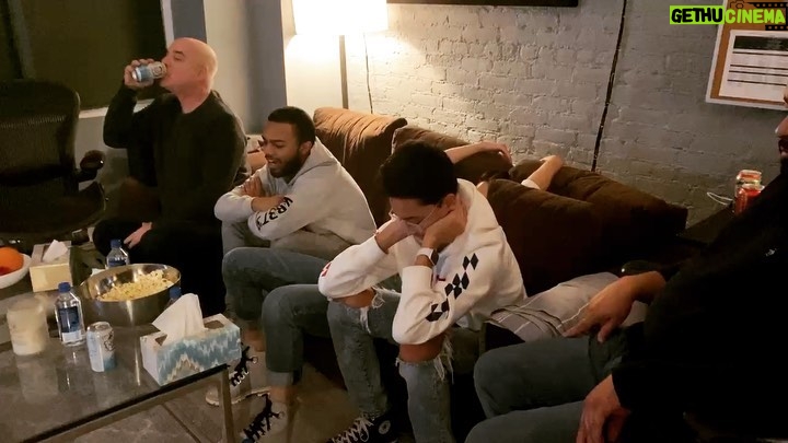 Jon M. Chu Instagram - One of my most cherished memories is this right here when @melissabarreram @noahlot_gotit and @gregdiaz4 watched #InTheHeightsMovie for the first time in the edit room. This is the moment the lights come up… Everyone worked so hard on every moment of this film but none of us were prepared to know what it would feel like when watching it back. This was January of 2020 so it was still a work-in-progress cut. I appreciate everyday being a part of this family right here. ❤️🙏🏼