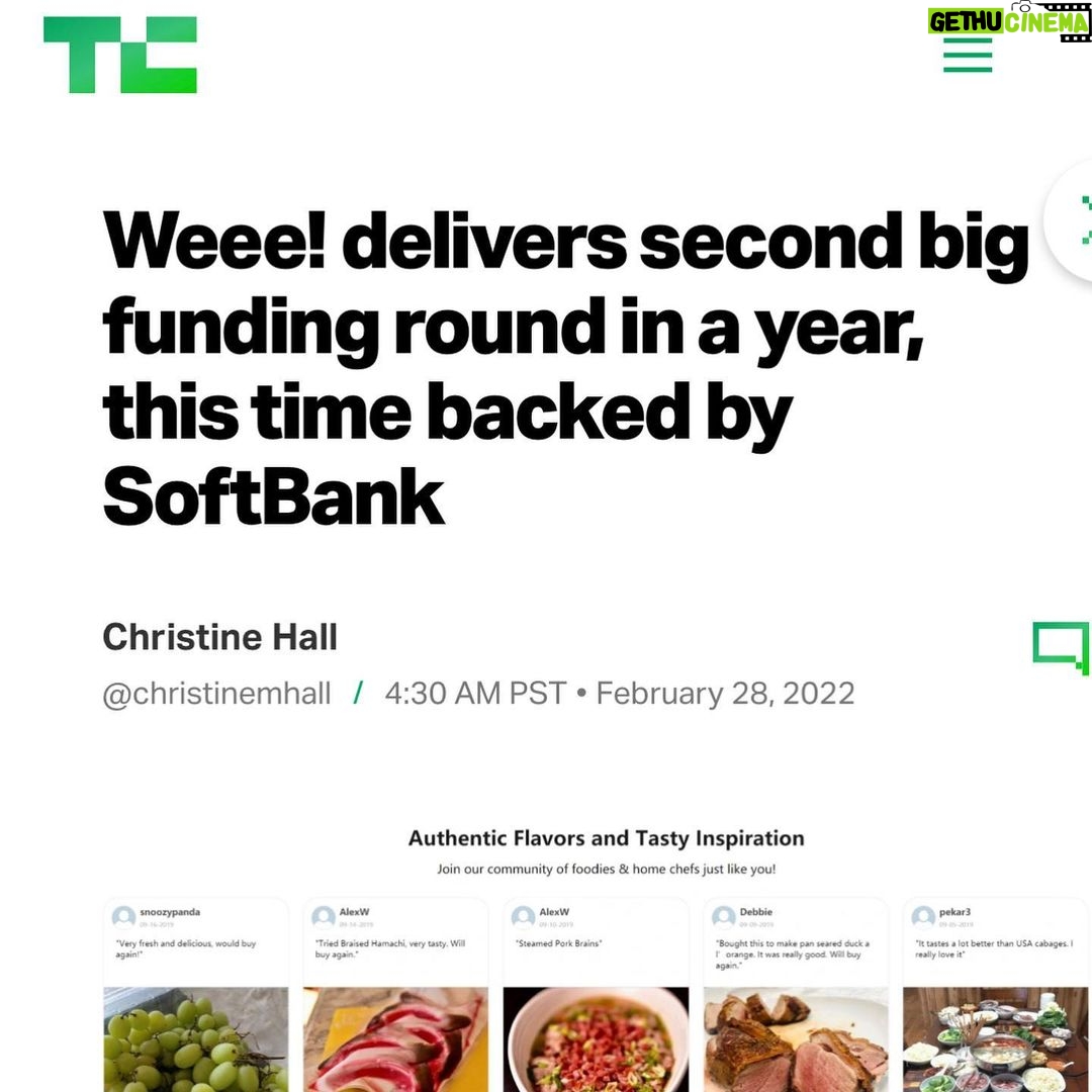 Jon M. Chu Instagram - Congrats to @larrysayweee and the rest of Weee! who are working hard everyday to bring ethnic, authentic flavors to the mainstream grocery-delivery experience. Food is a powerful tool to bring people together and pass on traditions to new generations and beyond. And I am so proud to be on this journey with you all. “The more we share our foods, the more we will care about each other”.