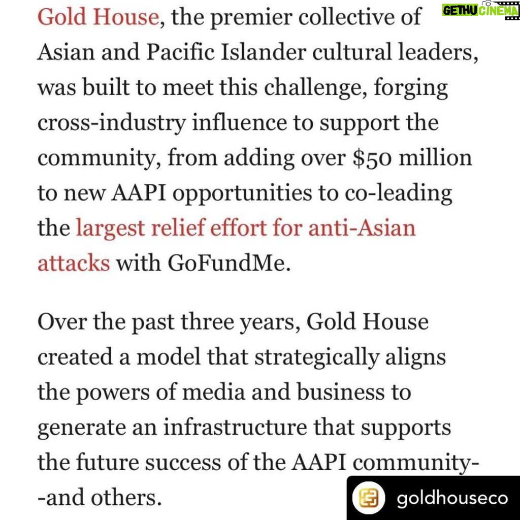 Jon M. Chu Instagram - VANITY FAIR: Proud to be surrounded by an incredible community including leaders and warriors that inspire me every day. This is just the beginning. Thank you @goldhouseco for making it a reality. Only Some of the many many players are featured in the December issue of @vanityfair, chronicling Gold House’s history-making, cross-industry efforts to reshape cultural representation and accelerate socioeconomic success for APIs alongside several founding members. Thank you to the thousands who’ve founded Gold House and been here since the beginning. Photo by: @danielseunglee Hair/Makeup: @madeupbysu