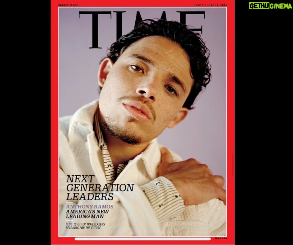 Jon M. Chu Instagram - Cover of @Time . This is not a drill. @anthonyramosofficial is on the cover of Time. We LITERALLY meant the Time has come in our posters apparently. #InTheHeightsMovie. Written by Andrew R. Chow Photograph by @jingyulin_