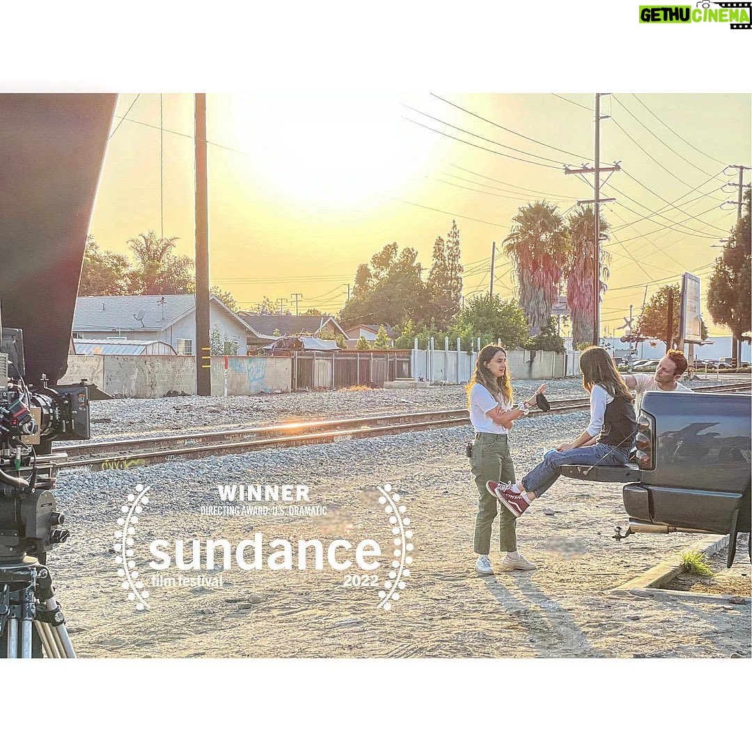 Jonathan Tucker Instagram - “Palm Trees and Power Lines” belongs to three powerful women: Jamie Dack, Lily McInerny, and Leah Chen Baker. It was also made possible by Tara Tucker. Congratulations to the entire team on this week’s extraordinary response. Jamie, it’s just the beginning. You deserve everything. #sundancefilmfestival Sundance Film Festival