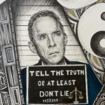 Jordan B. Peterson Instagram - I have this artist’s portrait of Rogan up on the wall in the main floor of my house.