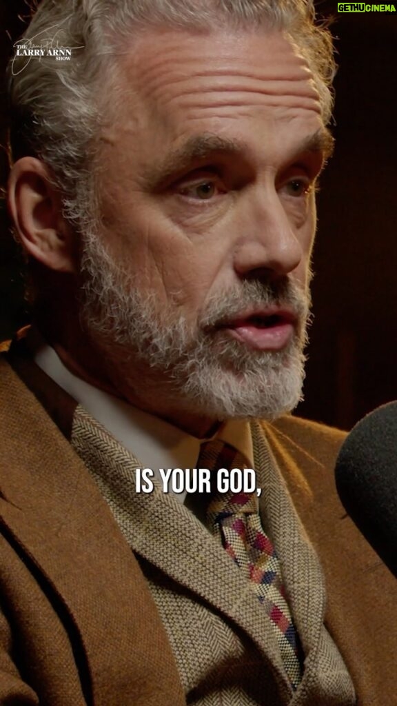 Jordan B. Peterson Instagram - What is your god? From the Larry Arnn Show.