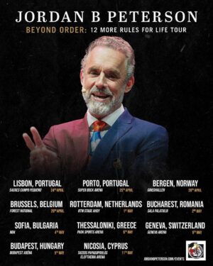 Jordan B. Peterson Instagram - “If you are in a relationship, and you only have five positive interactions to one negative interaction, then the relationship will end; it's too negative. But if you have more than eleven positive interactions to one negative interaction, it also ends. Why in the world would that be? Part of the reason you want the relationship isn't so that you're happy right now; it's so you can live a high-quality life across multiple decades. So you're looking for someone that you have to contend with, who's going to push you beyond what you already are, and who's going to judge you for your limitations.”

My tour continues with a return to Europe in April. Get your tickets using the link in my bio.