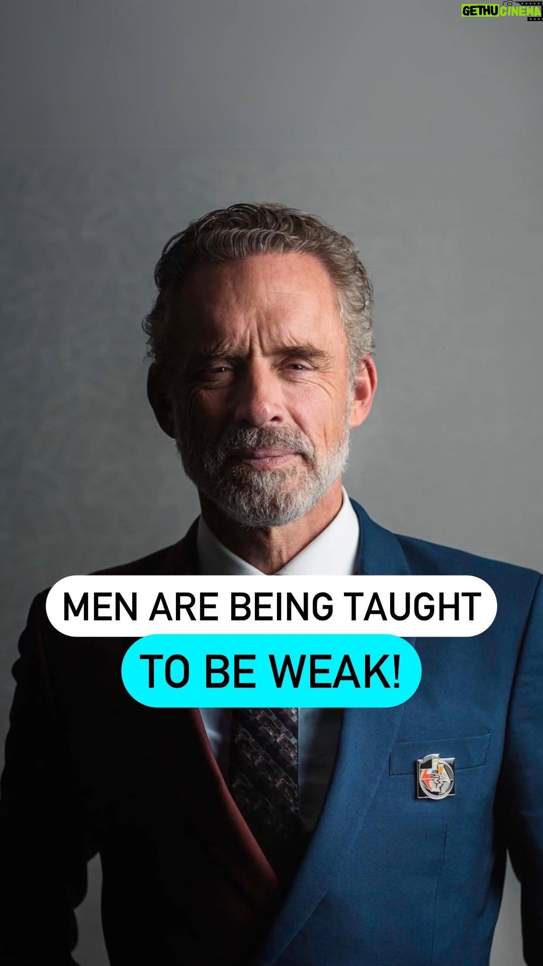 Jordan B. Peterson Instagram - Do you think Men are being taught to be weak? In this episode with Jordan Peterson we get deep on topics like good vs Evil, Andrew Tate, P*rn, Israel-Hamas & Weak Men 🔗Click the link in my bio to watch this exclusive episode. #impacttheory #jordanpeterson #men #controversial