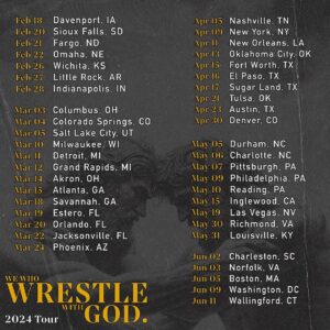 Jordan B. Peterson Instagram - My wife Tammy and I backstage in Independence, MO for my ‘We Who Wrestle With God’ tour.

Some tickets are still available for upcoming shows at the link in my bio.