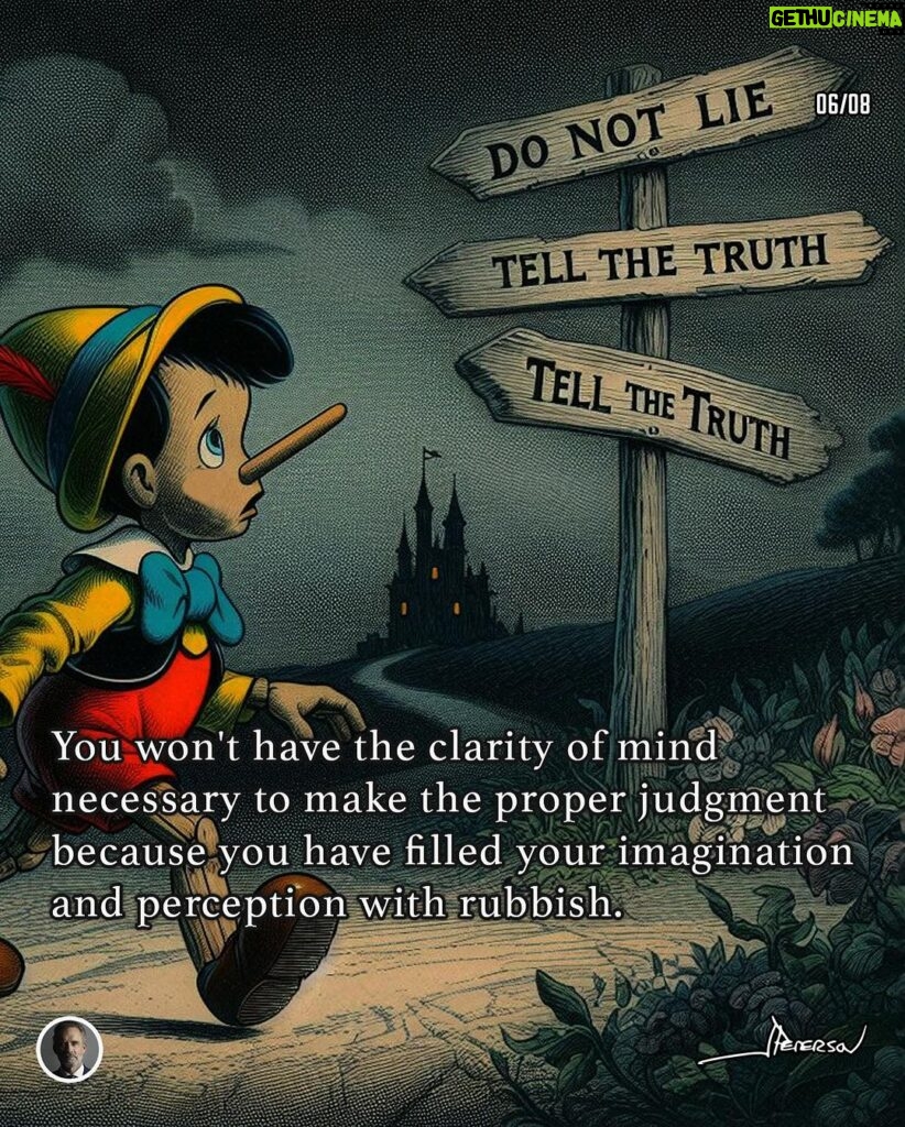 Jordan B. Peterson Instagram - Tell the Truth—Or, At Least, Don’t Lie. You can’t trust yourself if you lie. And there will be times in your life when you have no one to turn to except yourself.