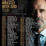 Jordan B. Peterson Instagram - I’m pleased to announce my new We Who Wrestle With God Tour. I’m going to be discussing some of the ideas I’ve been working through in my forthcoming book. Get tickets on pre-sale now before going live on Friday using code ‘JORDAN’ by going to jordanbpeterson.com (link in my bio).