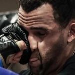Jordan Leavitt Instagram - Everybody has a plan until they get punched in the face... you may have to cycle through several plans 😅🤣 #longlivethemonkeyking Tongue out😋 Eyes closed 😌 Hands down🙃 There's still a lot to learn 😂 Rounds with @madsburnell are the best 🥸 Honestly though, I've always wanted a smashed face picture of myself. My skin is so stretchy, I knew it'd be great 😂 Thanks @cloud_city_vista for capturing this moment.🙏 #mma #bjj #ufc #boxing