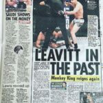 Jordan Leavitt Instagram - Momma! I'm in the paper!!!🐵👑 That's pretty nifty 🥸 I may have to travel across the pond and finish my character arc one day... #longlivethemonkeyking Jokes aside, being a heel in London was loads of fun 🤣 Cred: @garyh_mma #mma #bjj #ufc #jordanleavitt