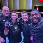 Jordan Leavitt Instagram - I told y'all I was going bonus hunting!! 🐵👑 #chimpshitonly I told y'all I had things to show y'all!! 🥸 #longlivethemonkeyking Thankful for da boyz.😎 #snlgang Perfect fight week. Perfect locker room atmosphere. Perfect night It's all thanks to a little help from my friends.🙏 Made a lot of big changes this camp and it paid off. I was supremely confident and KNEW I left no stone unturned. 😎 When I got the 50K bonus in 2020 I went from food stamps to comfortable overnight. Living below the poverty line is no joke. It was shocking and impossible to process. 50K is life changing. We've been comfortable and careful ever since. 50K is still life changing and I'm thankful that our short term needs are secure. That's everything to me. #longlivethemonkeyking