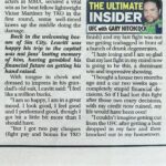Jordan Leavitt Instagram - Momma! I'm in the paper!!!🐵👑 That's pretty nifty 🥸 I may have to travel across the pond and finish my character arc one day... #longlivethemonkeyking Jokes aside, being a heel in London was loads of fun 🤣 Cred: @garyh_mma #mma #bjj #ufc #jordanleavitt