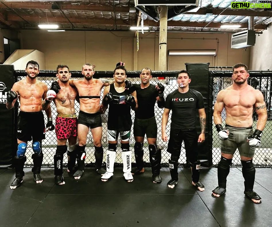 Jordan Leavitt Instagram - War, war is on my mind. ~ Marvin Hagler Great rounds today!!! I think it's safe to say that my wind is back! I was getting a little worried about the cardio because ive been huffing and puffing since the injury. I keep forgetting I still have so much more time to prepare. 🤓 I will be overprepared so that I will not underperform. #longlivethemonkeyking #mma #bjj #ufc #boxing #jordanleavitt Xtreme Couture Mixed Martial Arts Gym
