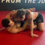 Jordan Leavitt Instagram - Working some Filth on a Friday. Neil Knots from shoulder pin. 😎 Not as flashy as it looks. It's actually a solid, high percentage move if you're actively off-balancing your opponent 🤓 #longlivethemonkeyking #bjj #ufc #mma #Rubberguard