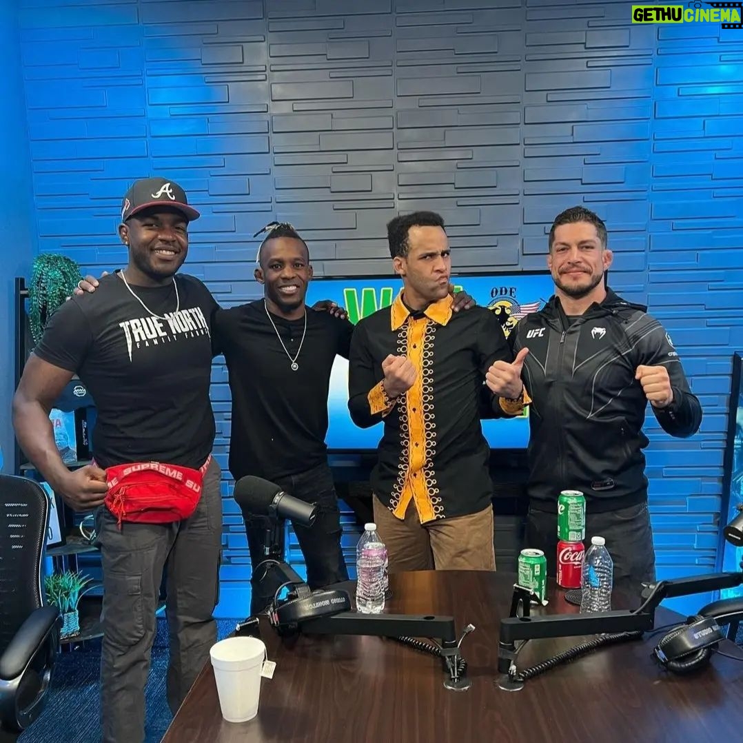 Jordan Leavitt Instagram - Super excited to be back on the Wah Gwaan podcast π―π² 1 hour of chill vibes and fun conversations with the boysπ @odeosbourne @ranchdressingmma @ruffinbomaye Basically a whole episode of stories from this fight camp, talking about what lockeroom atmosphere, and A LOT of Boondocks references. π Can't wait for this episode to drop!!! #mma #ufc #podcast #jordanleavitt