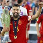 Jordi Alba Instagram – ¡¡¡CAMPEONESSSS!!! 👏🏻🏆🇪🇸

Muy contento por este momento y por poder disfrutarlo con todos los que formamos este equipo y los que nos han acompañado en el camino hasta aquí. 
Estoy muy orgulloso de todos vosotros!! 
Esta selección se merecía levantar de nuevo un título!! #NationsLeague