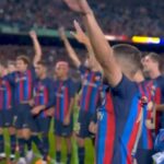 Jordi Alba Instagram - Enhorabuena a todo el equipo y a la afición por el apoyo durante toda la temporada!! #forçabarça 🏆2️⃣7️⃣💙❤️