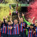 Jordi Alba Instagram - Enhorabuena a todo el equipo y a la afición por el apoyo durante toda la temporada!! #forçabarça 🏆2️⃣7️⃣💙❤️
