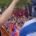 Jordi Alba Instagram - Orgulloso de ser culer 💙❤️ ¡𝗚𝗥𝗔𝗖𝗜𝗔𝗦! 👏🏻🏆 Barcelona, Spain