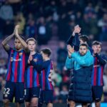 Jordi Alba Instagram – Espectacular el Camp Nou, gracias por el ambiente y el apoyo de siempre. Gran esfuerzo del equipo esta noche. Iremos a Manchester a dar todo para conseguir el objetivo!! 🔵🔴