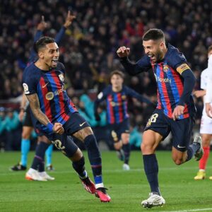 Jordi Alba Instagram - Vamossss!!! Partidazo del equipo!! Gracias a la afición por vuestro apoyo!! 💙❤️