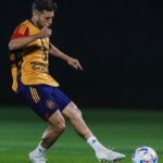Jordi Alba Instagram – Listos para mañana. 💪🏻⚔️😄 #VamosEspaña #Catar2022