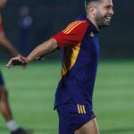 Jordi Alba Instagram - Listos para mañana. 💪🏻⚔️😄 #VamosEspaña #Catar2022