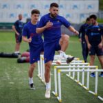Jordi Alba Instagram - Ya estamos de vuelta para la recta final de la temporada. 💪🏻🔵🔴 @fcbarcelona