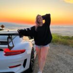 Jordyn Jones Instagram – chasing sunsets in California Malibu, California