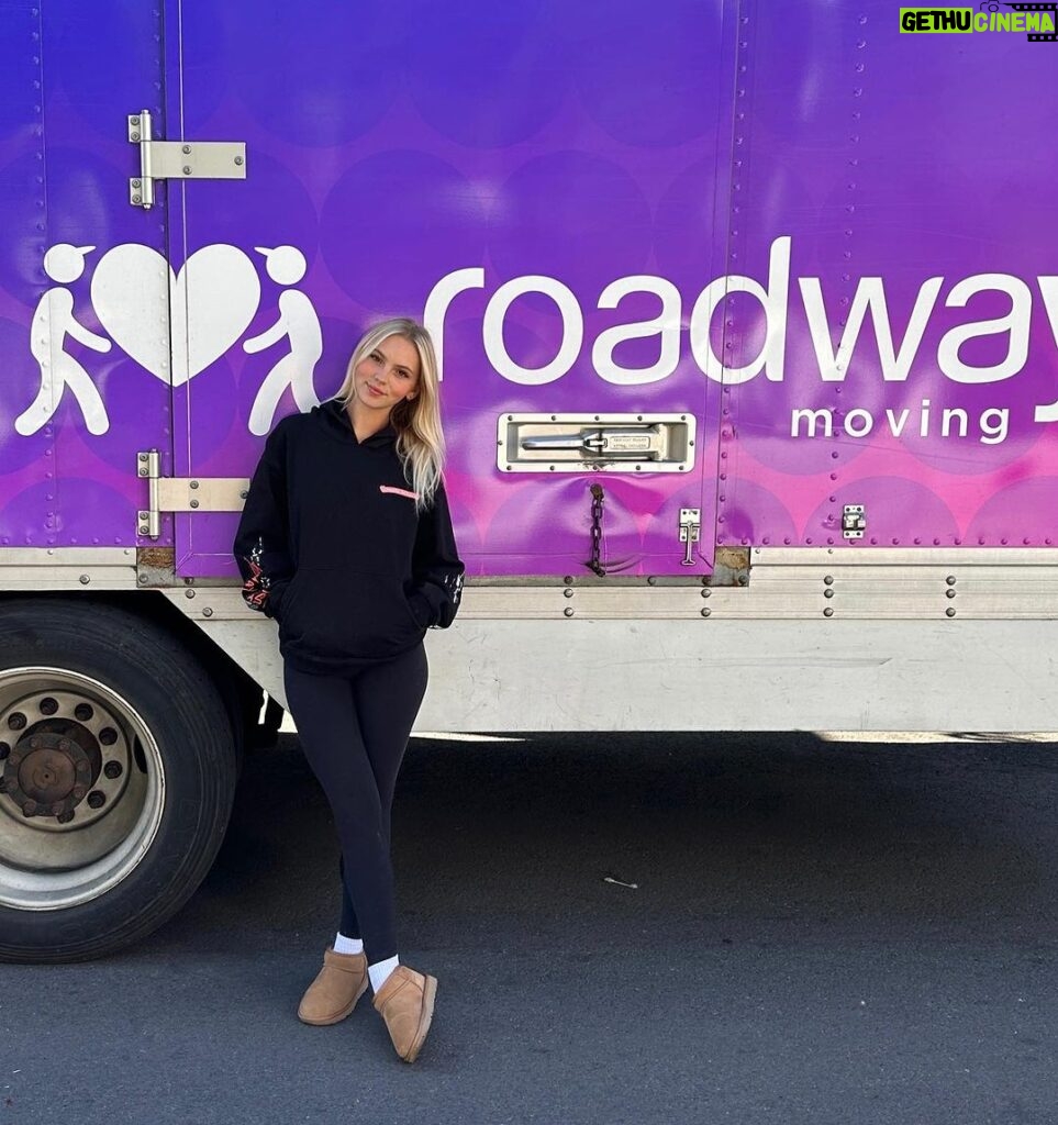 Jordyn Jones Instagram - small girl ~ big truck @roadwaymoving West Hollywood, California