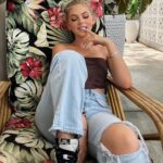Jordyn Jones Instagram - pre matcha vs after matcha 🍵 West Hollywood, California