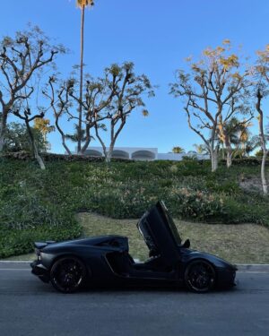 Jordyn Jones Instagram - I JUST BOUGHT AN AVENTADOR LP700-4 ROADSTER ❤️‍🔥❤️‍🔥 just in time for these amazing gas prices 😵‍💫 plz enjoy these videos of me taking delivery of my first supercar 🤭 also peep the pic with my lockscreen because manifestation is real ♓️ #V12Girl