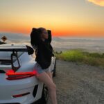 Jordyn Jones Instagram – chasing sunsets in California Malibu, California