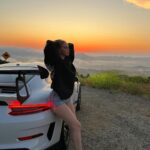 Jordyn Jones Instagram - chasing sunsets in California Malibu, California