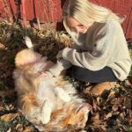 Jordyn Jones Instagram – thankful for… dogs 🤎 Kalamazoo, Michigan