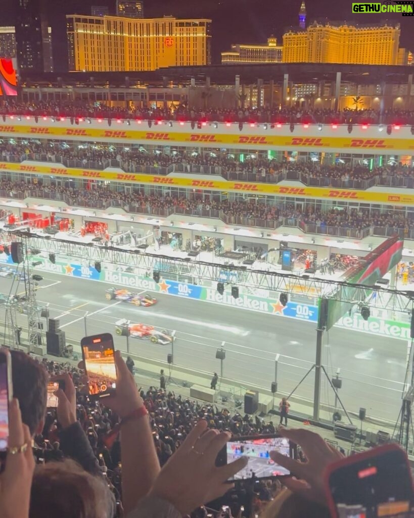 Jordyn Jones Instagram - First F1 experience ✅ @f1lasvegas @vegas #LasVegasGP Las Vegas, Nevada