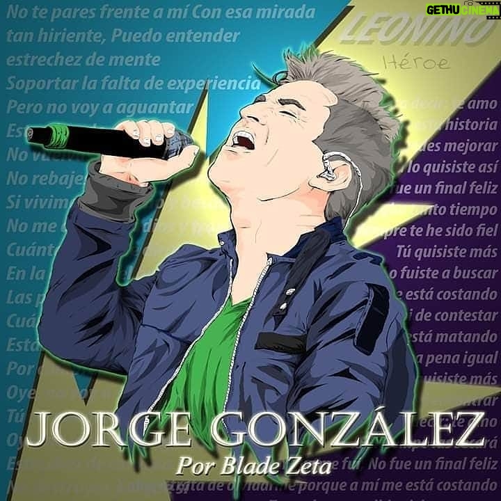 Jorge González Instagram - Por @bladezeta