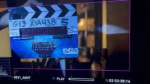 Joseph Morgan Instagram - I learned so much from our talented and innovative producer/director @nicholas_copus One of my favourite days was filming the BB mirror scene from episode one. Nick had a few ideas of how to do it and one that never made the cut was using stop motion to add a little fake blood to my face every frame. It meant staying very still for about an hour as two make up artists painstakingly added the blood frame by frame. This was the result. I’ve also included the footage we did end up using which was filmed at 6 frames per second.  Like I said, innovative. #DCTitans